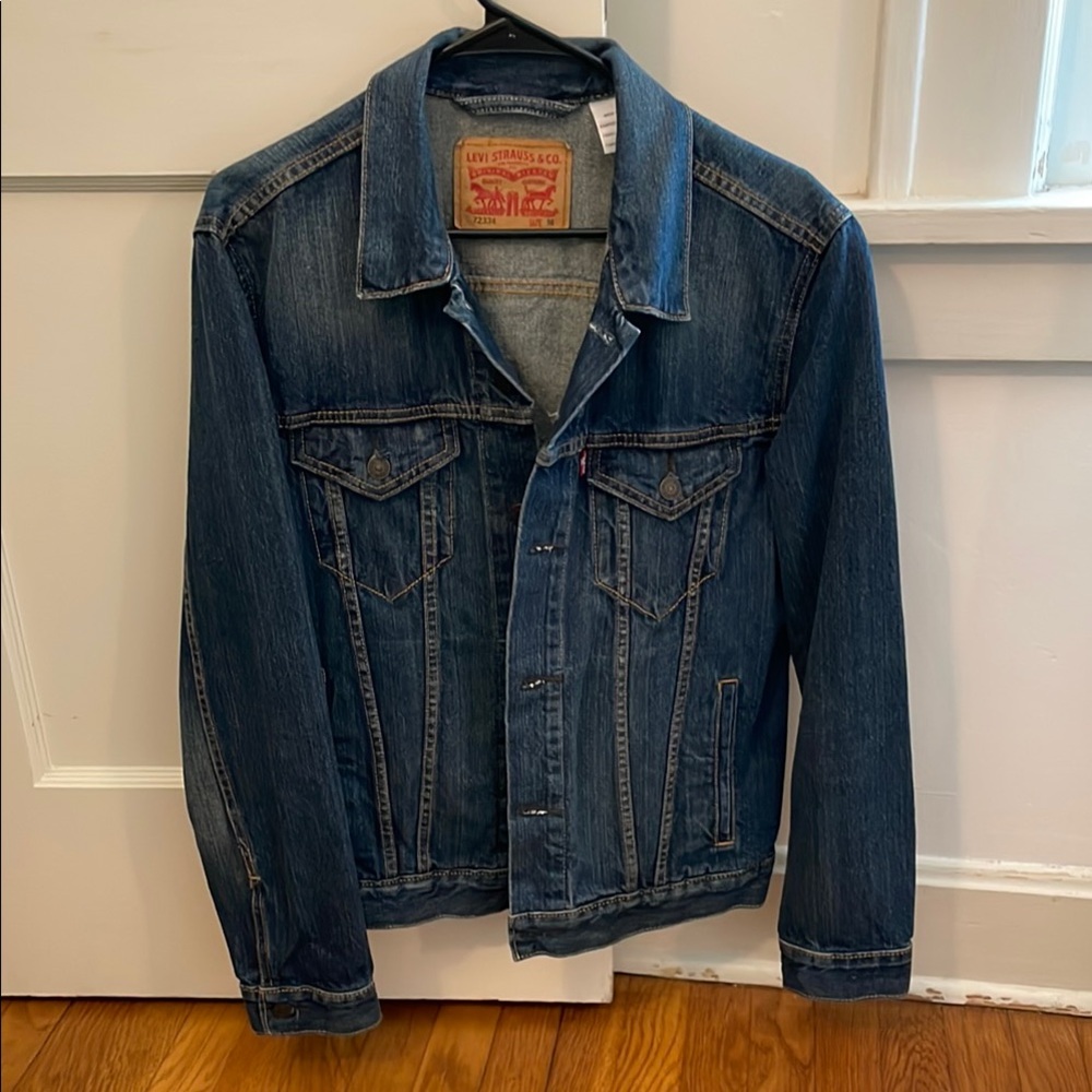 Levi's Blue Lightweight Shirt Jacket Timeless Style